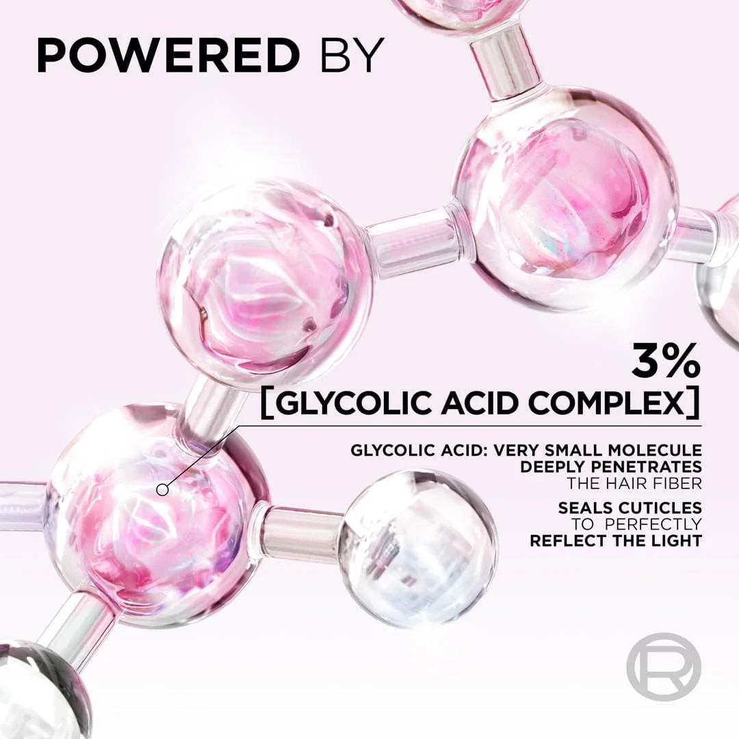 نرم کننده مو لورآل پاریس Elvive Glycolic Gloss، حاوی 5% کمپلکس براق کننده با [اسید گلیکولیک]، 360 میلی لیتر