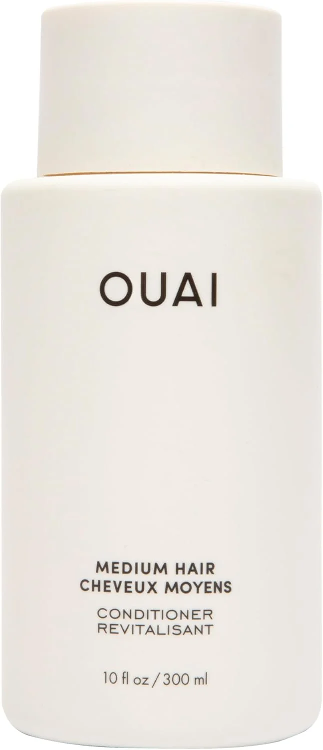 نرم کننده موی متوسط Ouai. حاوی کراتین تقویت کننده، روغن های مغذی باباسو و نارگیل و عصاره کامکوات. موها را آبرسانی، براق و صاف می کند. فاقد پارابن، سولفات و فتالات (300 میلی لیتر)