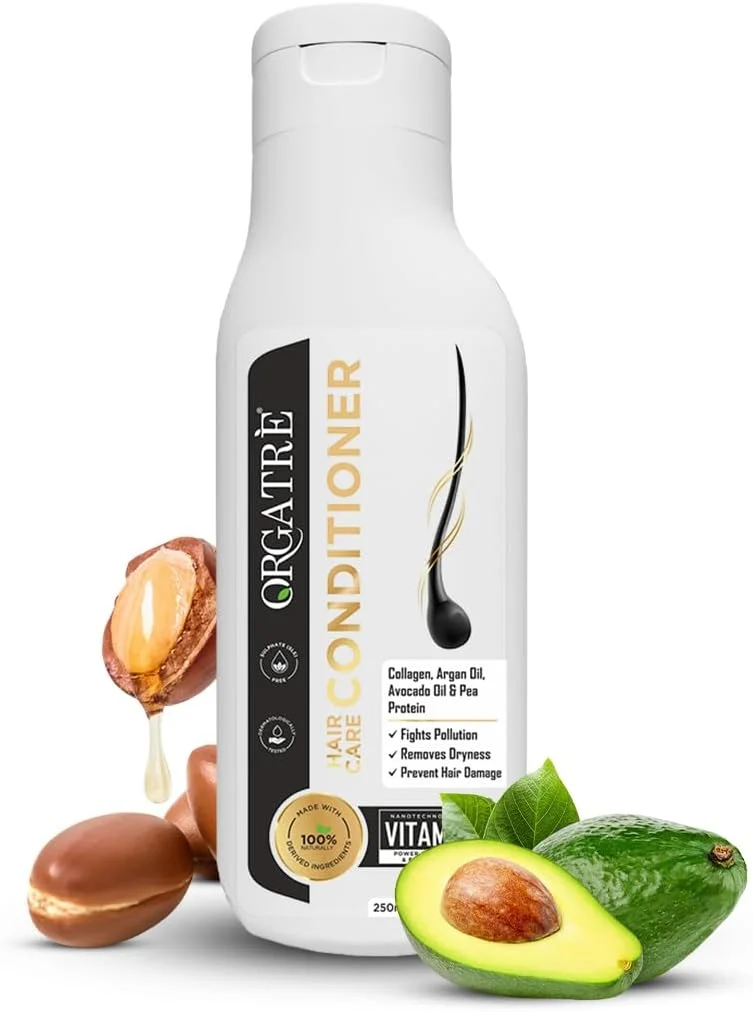 نرم کننده مو ارگاتره - 250 میلی لیتر | آبرسان و نرم کننده عمقی | آلوئه ورا، روغن زیتون، روغن رزماری و مورومورو | کاهش ریزش و نازک شدن مو | برای آقایان و بانوان
