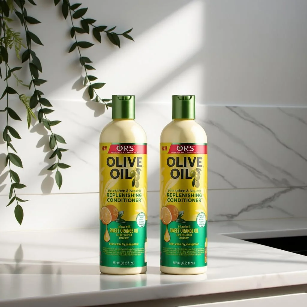 نرم کننده ترمیم کننده روغن زیتون ارگانیک ریشه محرک ORS، 360 میلی لیتر (بسته 2 عددی)