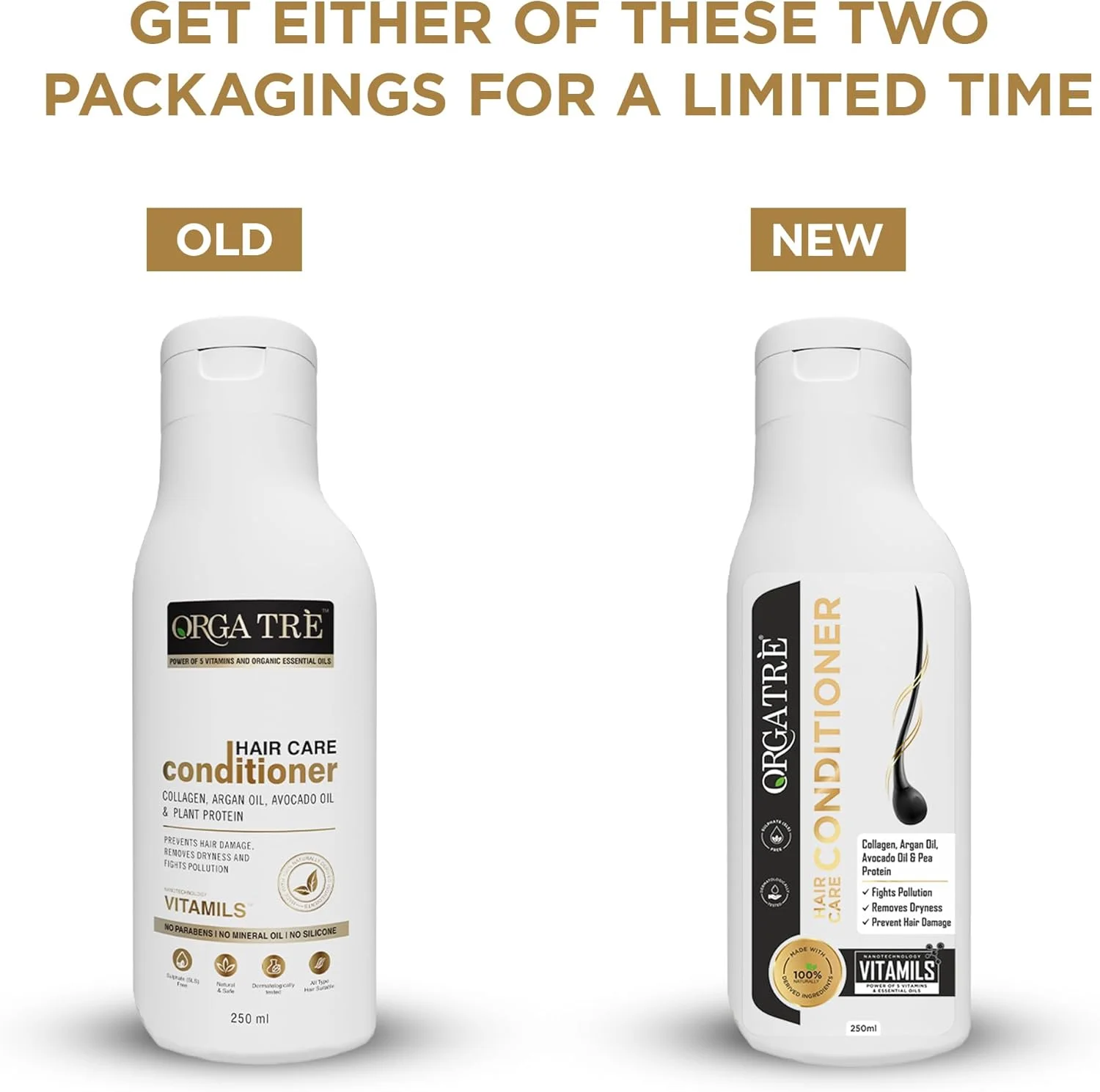 نرم کننده مو ارگاتره - 250 میلی لیتر | آبرسان و نرم کننده عمقی | آلوئه ورا، روغن زیتون، روغن رزماری و مورومورو | کاهش ریزش و نازک شدن مو | برای آقایان و بانوان