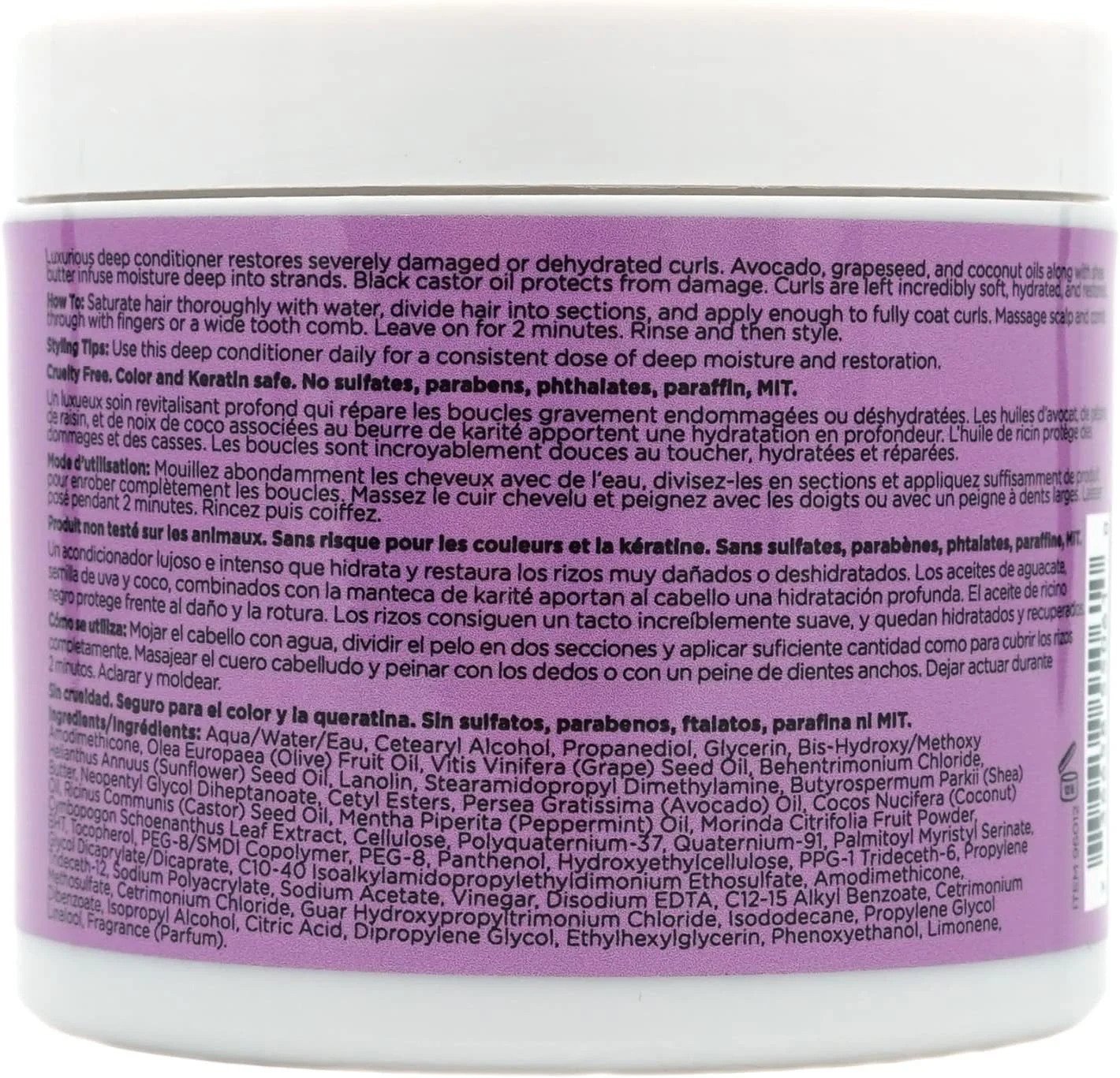 نرم کننده عمیق موهای فر Ouidad Coil Infusion Triple Treat، حجم 325 میلی لیتر