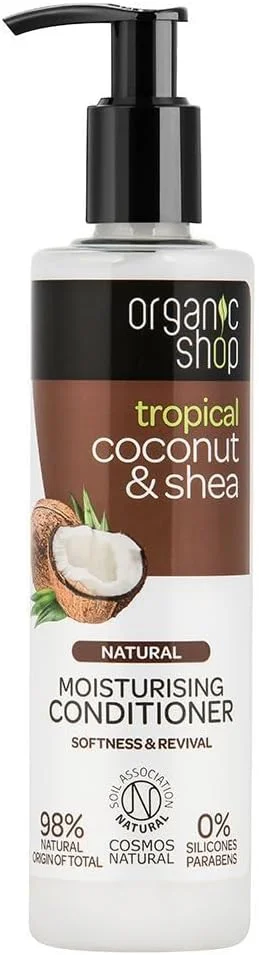نرم کننده مرطوب کننده نارگیل و شی ارگانیک شاپ