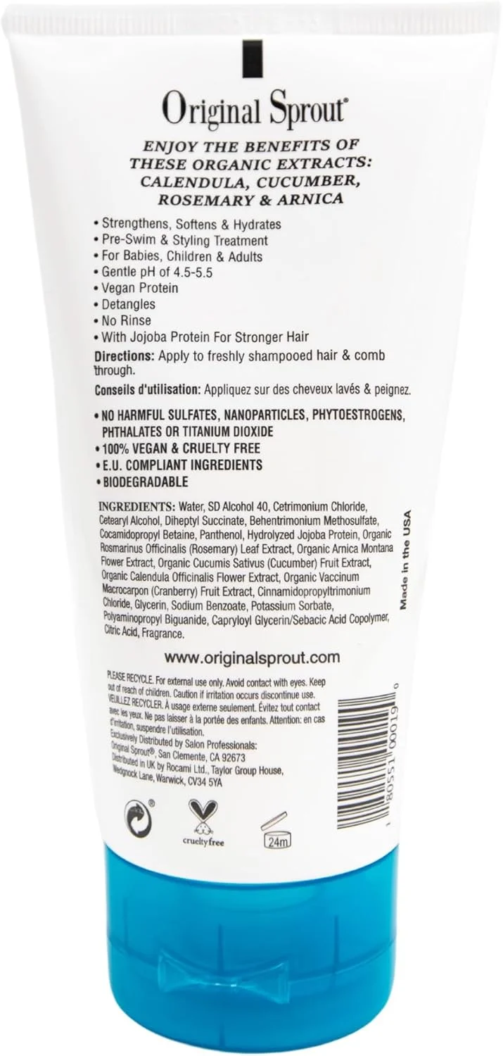 اسپراوت اورجینال، نرم کننده مو، برای نوزادان و بالاتر، 118 میلی لیتر