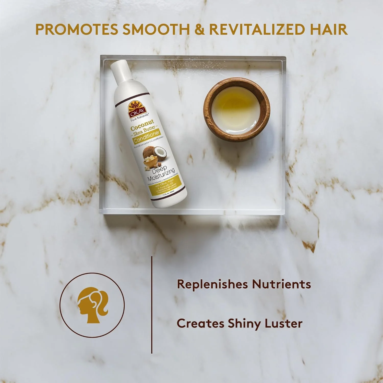 نرم کننده نارگیل و شی باتر اوکی، 355 میلی لیتر