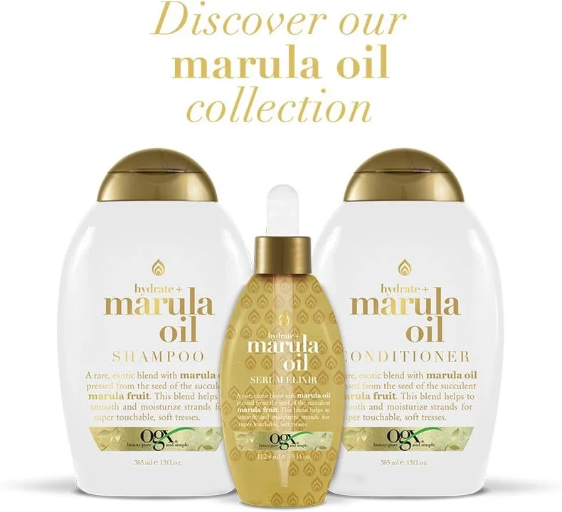 نرم کننده آبرسان روغن مارولا OGX، ۳۸۴ میلی لیتر نرم کننده آبرسان روغن مارولا OGX، ۳۸۴ میلی لیتر