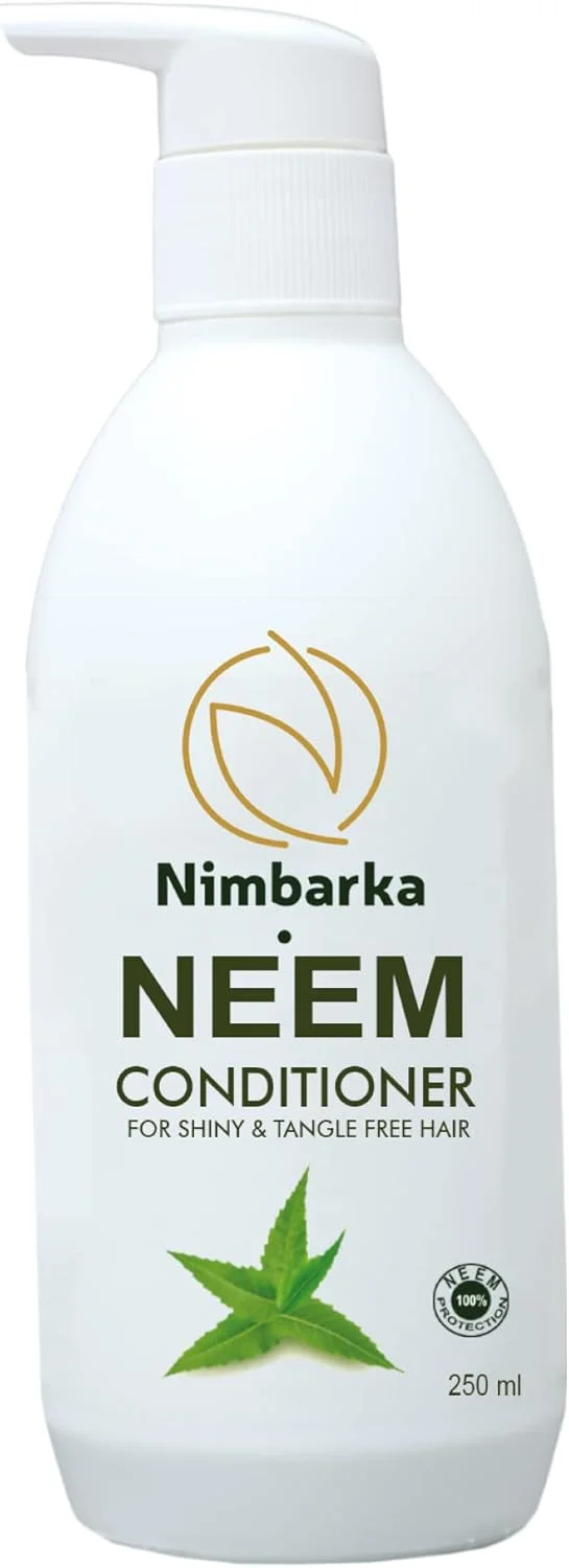 نرم کننده موی سر حاوی عصاره Neem Nimbarka برای موهای صاف و بدون وز - نرم کننده عمیق موهای خشک و آسیب دیده برای آقایان و بانوان 250 میلی لیتر | بسته 2 عددی