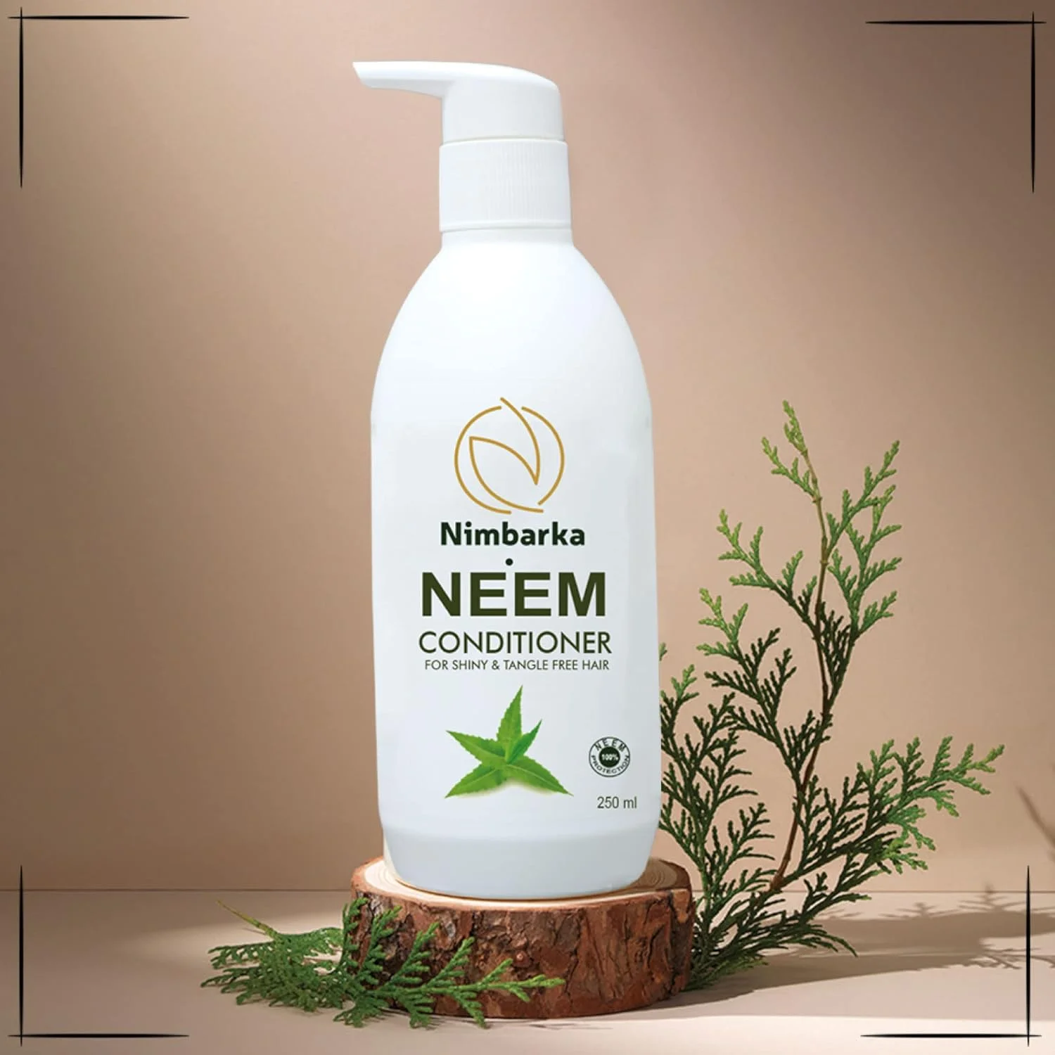 نرم کننده موی سر حاوی عصاره Neem Nimbarka برای موهای صاف و بدون وز - نرم کننده عمیق موهای خشک و آسیب دیده برای آقایان و بانوان 250 میلی لیتر | بسته 2 عددی