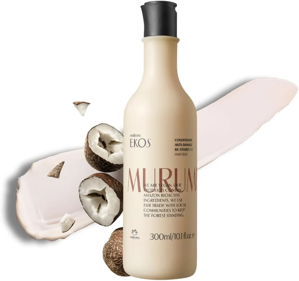 نرم کننده ترمیم کننده موهای آسیب دیده ناتورا اکوس مورومورو - مناسب موهای آسیب دیده، خشک و شکننده - به طور موثر موها را ترمیم و باز می کند - 100% گیاهی - بدون تست حیوانی - 300 میلی لیتر