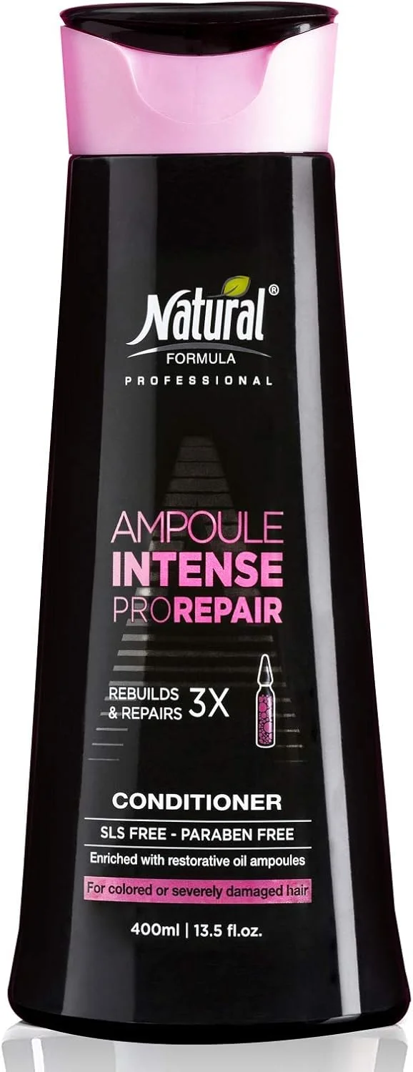 نرم کننده موی سر آمپولی فشرده نچرال فرمولا | بازسازی، تغذیه و ترمیم موهای شما 400 میلی لیتر