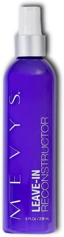 بازسازی کننده موی سر بدون نیاز به آبکشی MEVYS، ۲۳۶ میلی لیتر، نرم کننده برای موهای خشک و آسیب دیده، اسپری نرم کننده برای کاهش وز و گره خوردگی، ارگانیک با آلوئه ورا و ویتامین B5، محافظت از حرارت و ایجاد نرمی