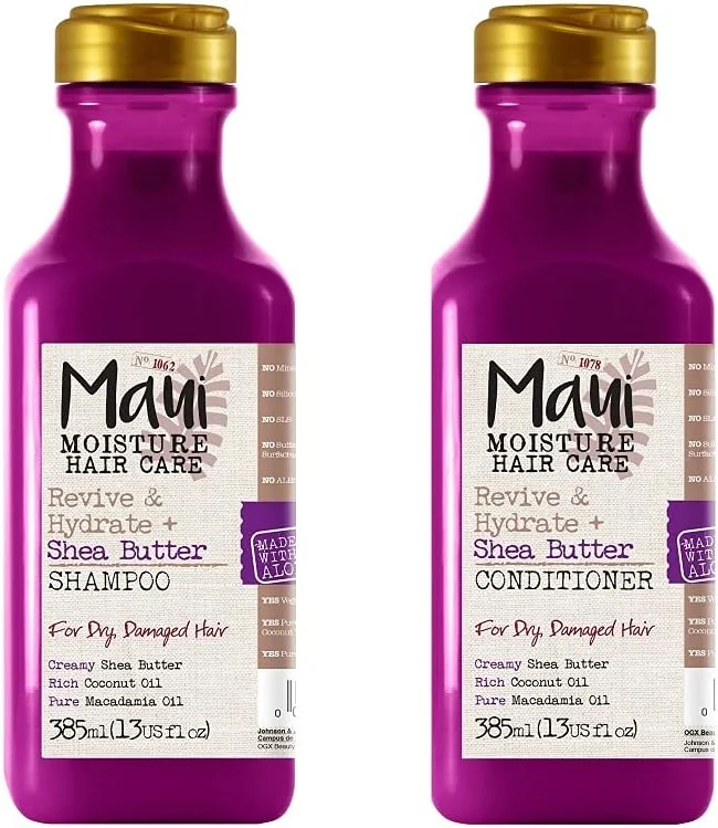 مجموعه شامپو و نرم کننده مائویی مویسچر، ترمیم و آبرسانی + کره شی باتر