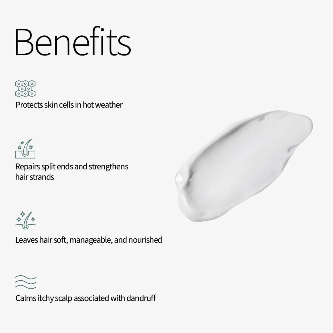 نرم کننده ترمیم کننده کراتین مو مردانه و زنانه MEOLA - آبرسانی عمیق، کنترل وز و جلوگیری از موخوره برای موهای خشک، غنی شده با کراتین گیاهی، روغن آرگان و Lipobelle Glacier برای استحکام و درخشندگی