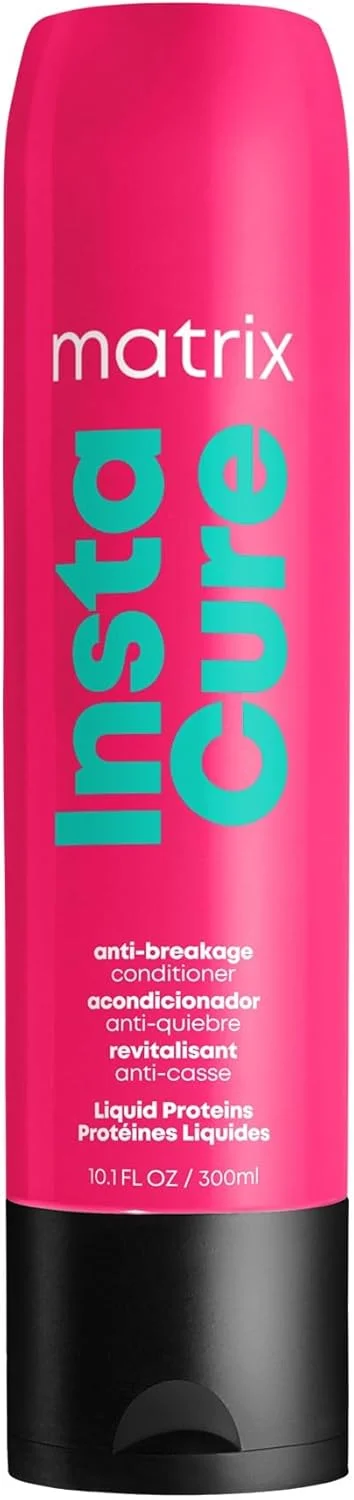 نرم کننده ضد شکستگی ماتریکس اینستاکیور | ترمیم کننده، تقویت کننده و مغذی مو | کاهش و جلوگیری از شکستگی و وز شدن مو | برای موهای خشک، آسیب دیده و شکننده | بسته بندی ممکن است متفاوت باشد | 300 میلی لیتر | وگان