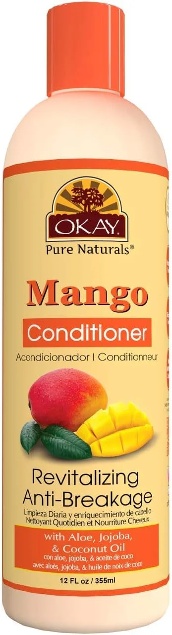 نرم کننده ضد شکستگی مو انبه اوکی | مناسب برای انواع مو | احیا کننده - ترمیم کننده - بازگرداننده رطوبت | حاوی آلوئه ورا، جوجوبا و روغن نارگیل | فاقد پارابن، سیلیکون و سولفات | 355 میلی لیتر