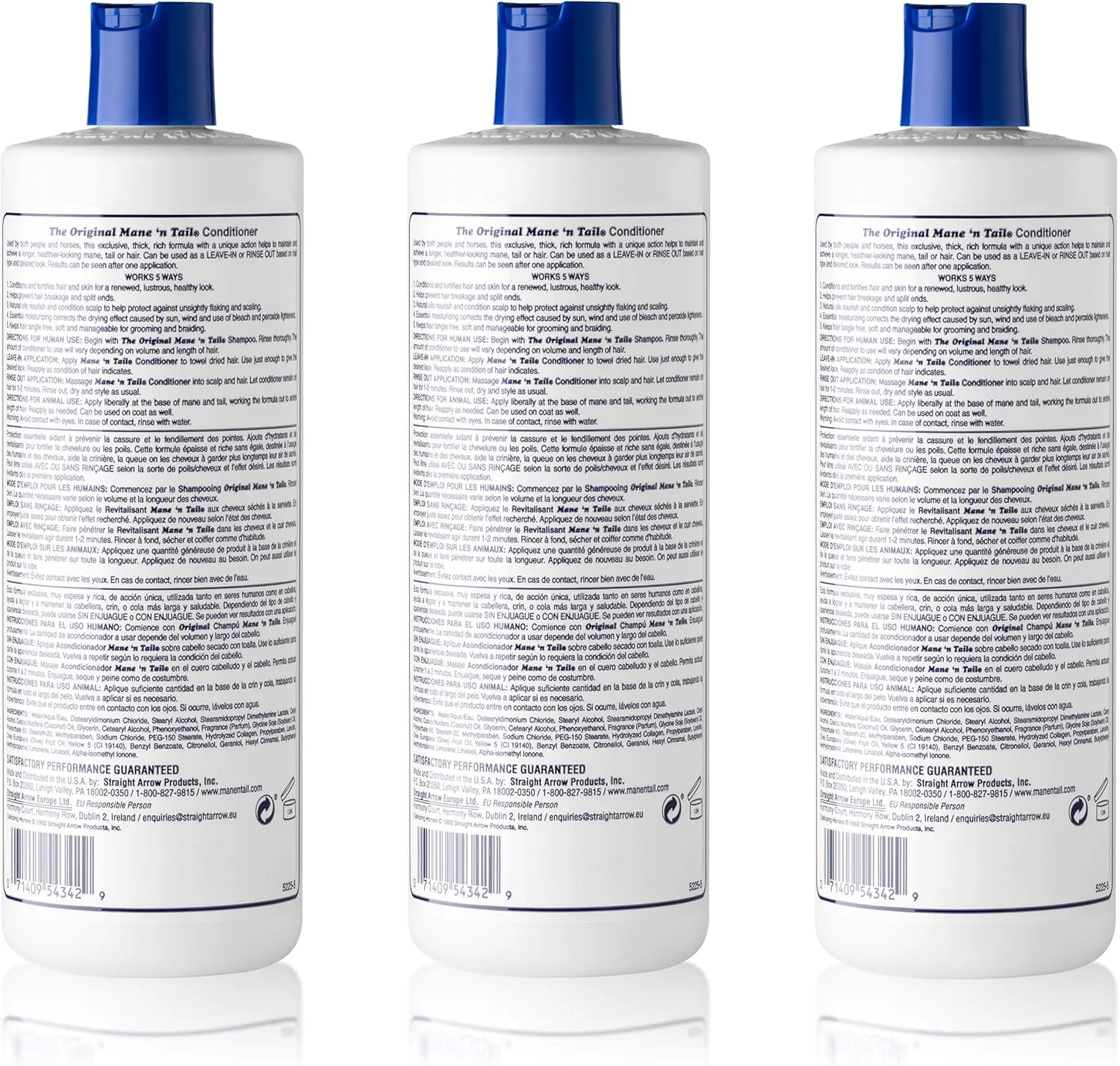 نرم کننده موی سر و دم اسب Mane 'n Tail، فرمول اصلی برای موهای ضخیم تر و پرپشت تر، 473 میلی لیتر (بسته 3 عددی) نرم کننده موی سر و دم اسب Mane 'n Tail، فرمول اصلی برای موهای ضخیم تر و پرپشت تر، 473 میلی لیتر (بسته 3 عددی)