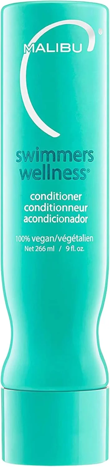 نرم کننده موهای خشک و شکننده Malibu C Swimmers Wellness، مخصوص شناگران، حاوی پروتئین های تقویت کننده، 266 میلی لیتر