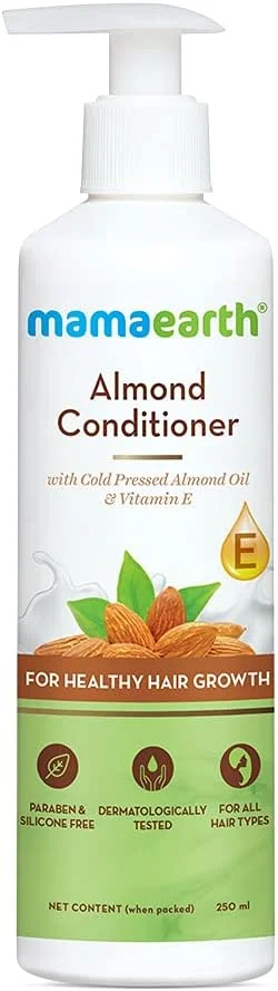 نرم کننده مو بادام ماماارت | برای رشد سالم مو | تغذیه عمیق | حاوی روغن بادام و ویتامین ای | بدون پارابن | بدون سیلیکون | ایمن برای موهای رنگ شده و تحت درمان شیمیایی | 100% گیاهی | - 250 میلی لیتر