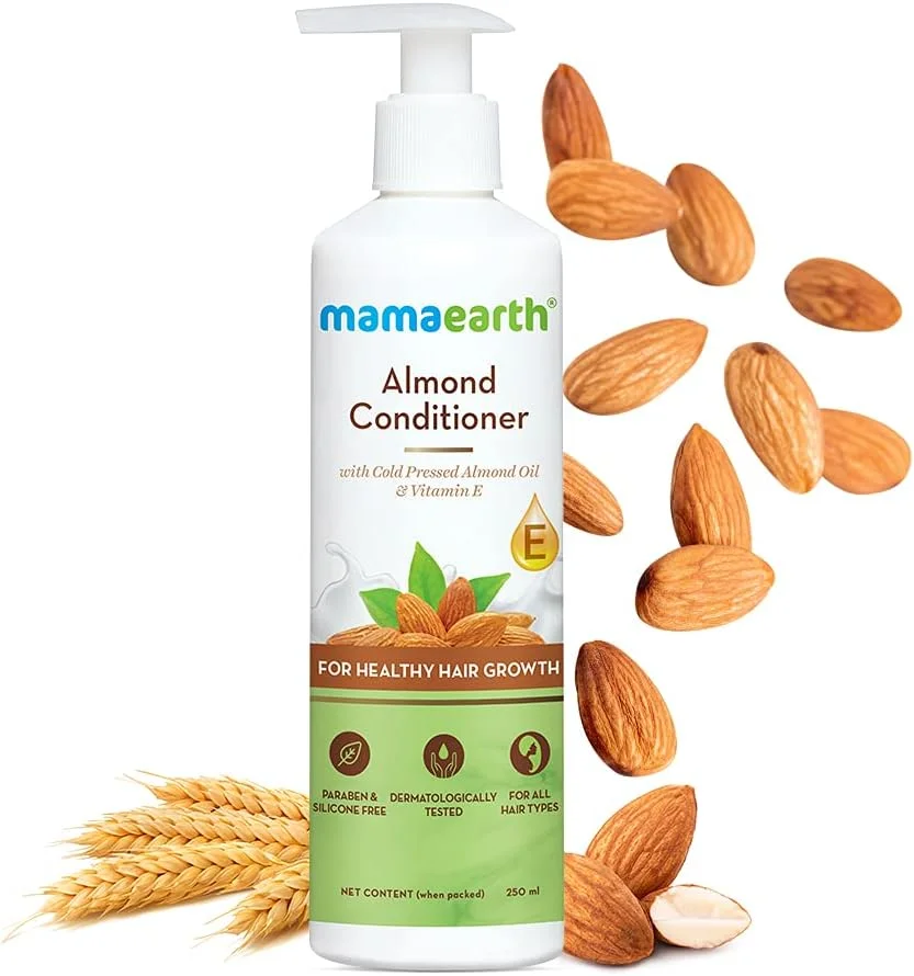 نرم کننده مو بادام ماماارت | برای رشد سالم مو | تغذیه عمیق | حاوی روغن بادام و ویتامین ای | بدون پارابن | بدون سیلیکون | ایمن برای موهای رنگ شده و تحت درمان شیمیایی | 100% گیاهی | - 250 میلی لیتر