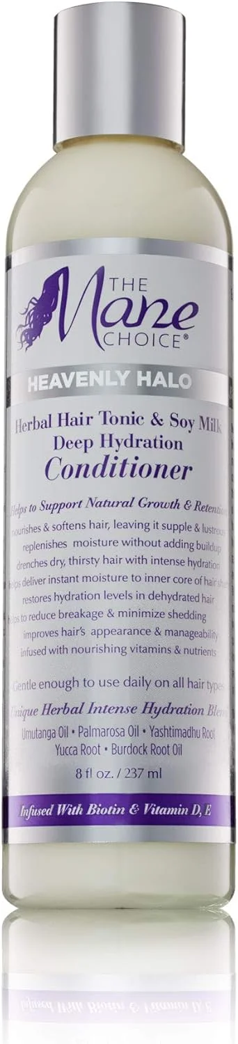 تونیک مو گیاهی هِونلی هالو و نرم کننده آبرسان عمیق شیر سویا دِ مِین چویس، ۲۳۶ میلی لیتر