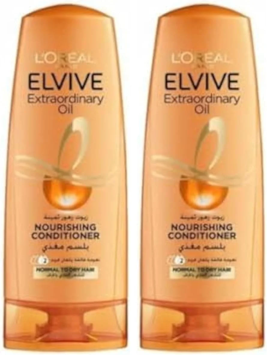 نرم کننده مو لورآل پاریس Elvive Extraordinary Oils، ۳۶۰ میلی لیتر (بسته ۲ عددی)
