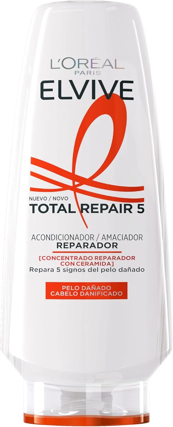 نرم کننده مو لورآل پاریس Elvive Total Repair 5، حجم 300 میلی لیتر