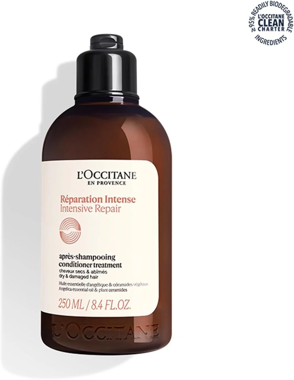 نرم کننده ترمیم کننده مو ل'Occitane مناسب موهای خشک و آسیب دیده، 250 میلی لیتر