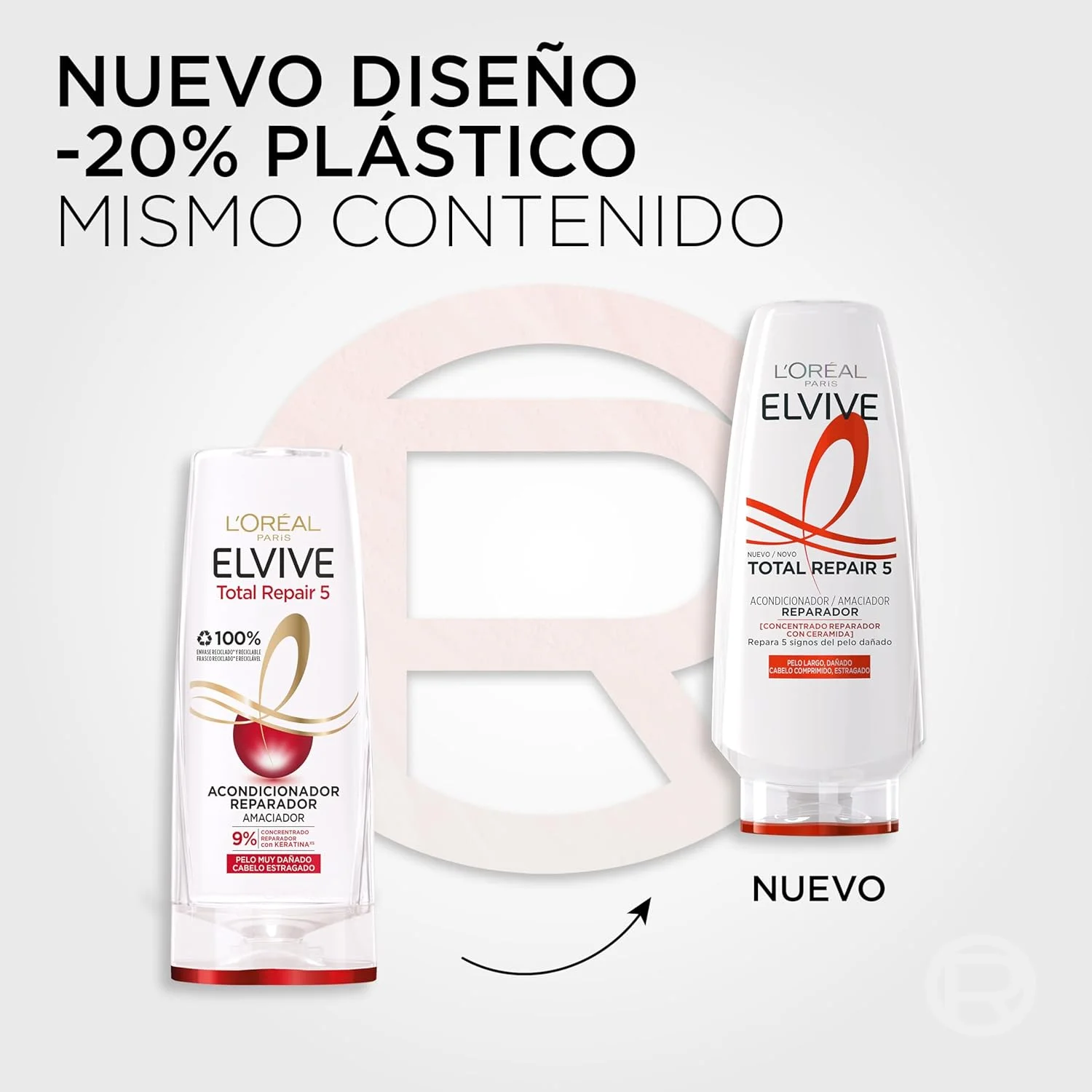 نرم کننده مو لورآل پاریس Elvive Total Repair 5، حجم 300 میلی لیتر نرم کننده مو لورآل پاریس Elvive Total Repair 5، حجم 300 میلی لیتر