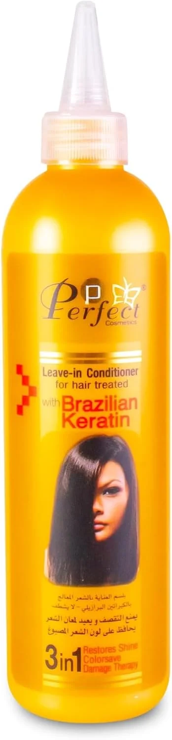 نرم کننده مو سه کاره حاوی کراتین برزیلی مناسب موهای کراتین شده 300 میلی لیتر