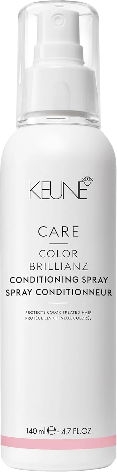 اسپری موی بدون آبکشی Keune Care Color Brillianz، محافظ رنگ و محافظت در برابر اشعه ماوراء بنفش برای موهای رنگ شده، 140 میلی لیتر