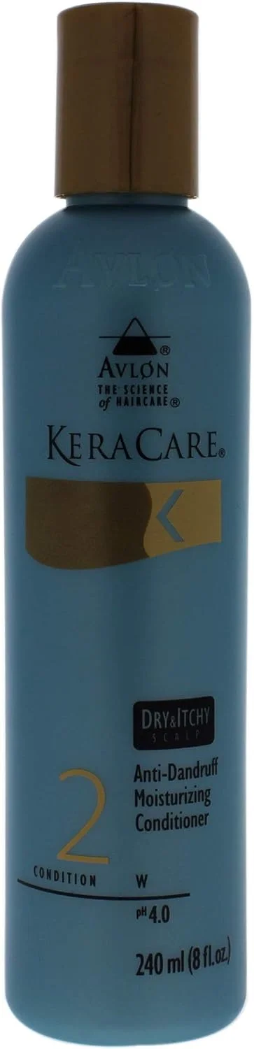 نرم کننده مرطوب کننده ضد شوره سر خشک و خارش دار KeraCare توسط Avlon برای آقایان و بانوان - نرم کننده 236 میلی لیتر