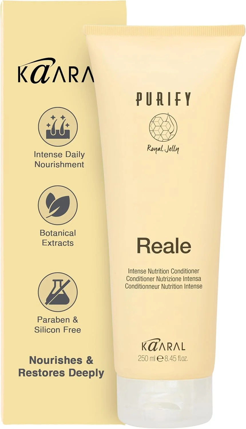 نرم کننده تغذیه کننده قوی مو کارال مدل Purify Reale حجم 250 میلی لیتر