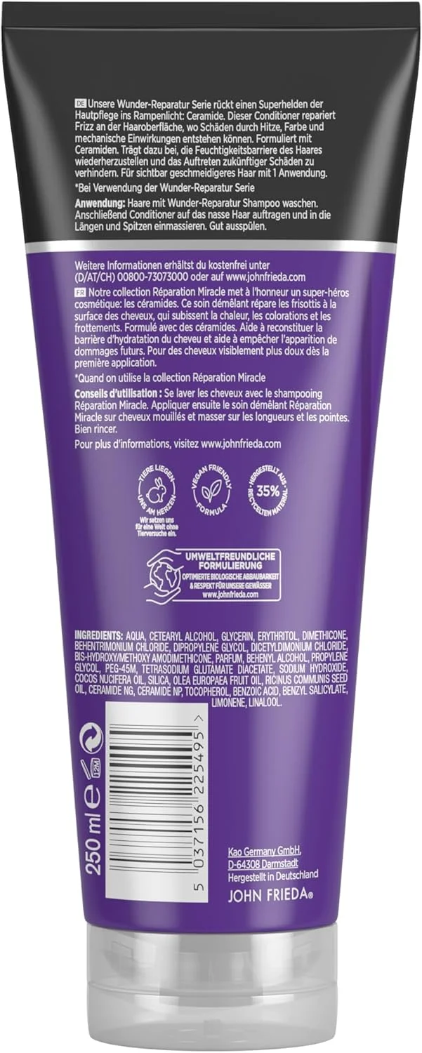 نرم کننده ترمیم کننده معجزه آسای موهای وز جان فریدا فریز ایز - 250 میلی لیتر - ترمیم کننده موهای خشک، آسیب دیده در اثر حرارت و موهای غیر قابل کنترل نرم کننده ترمیم کننده معجزه آسای موهای وز جان فریدا فریز ایز - 250 میلی لیتر - ترمیم کننده موهای خشک، آسیب دیده در اثر حرارت و موهای غیر قابل کنترل