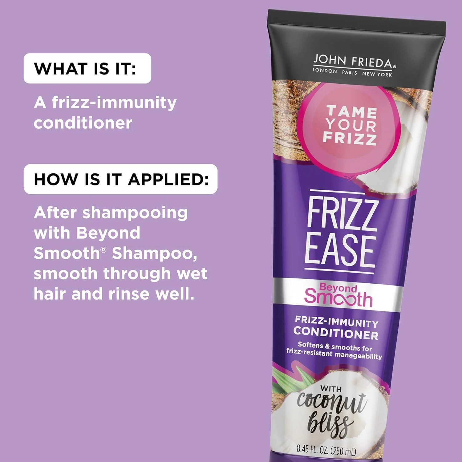 نرم کننده مو جان فریدا، Frizz Ease Beyond Smooth Frizz-Immunity، ۲۵۰ میلی لیتر