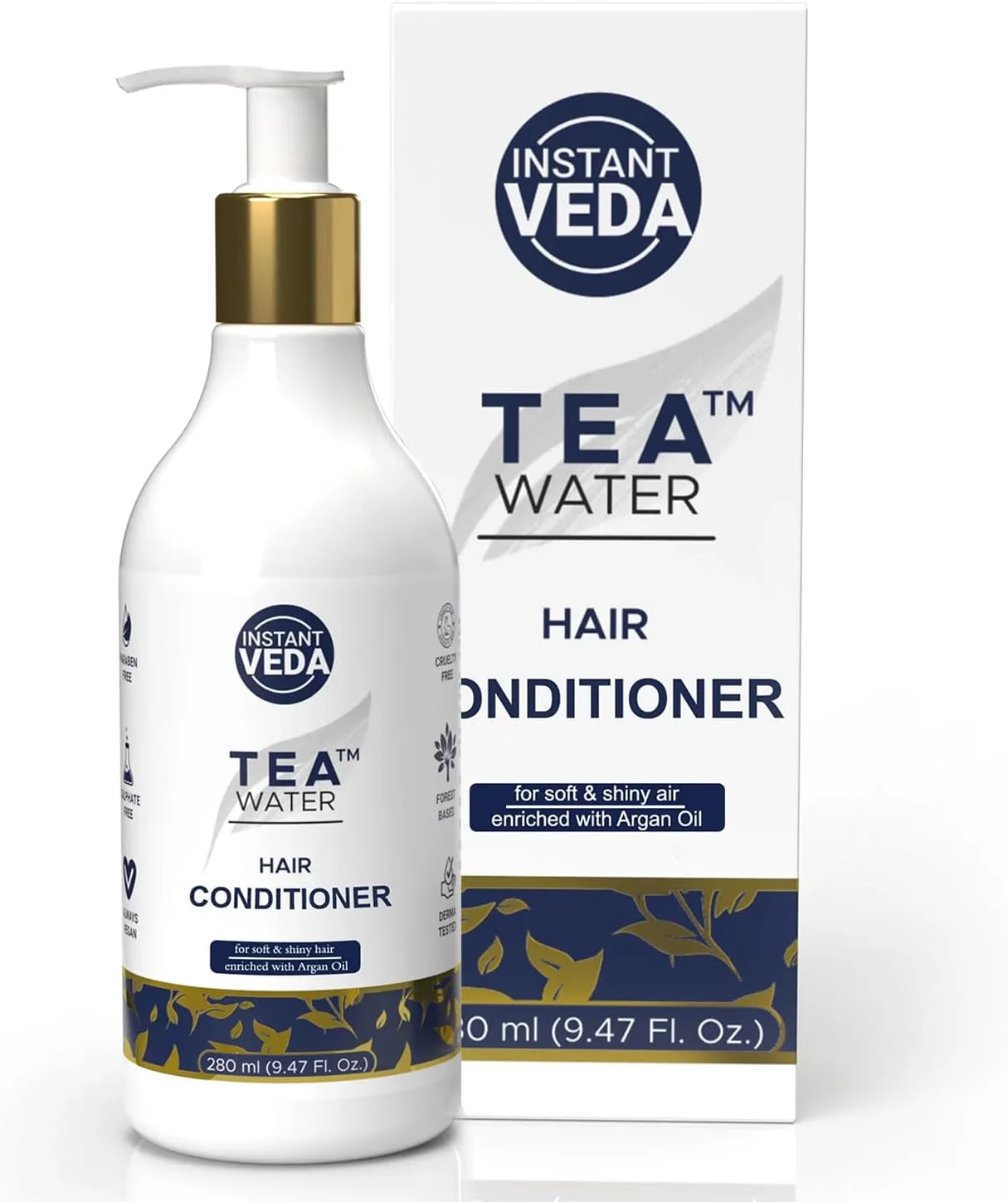 نرم کننده مو حاوی آب چای اینستنت ودا 280 میلی لیتر (تک عددی) سفید