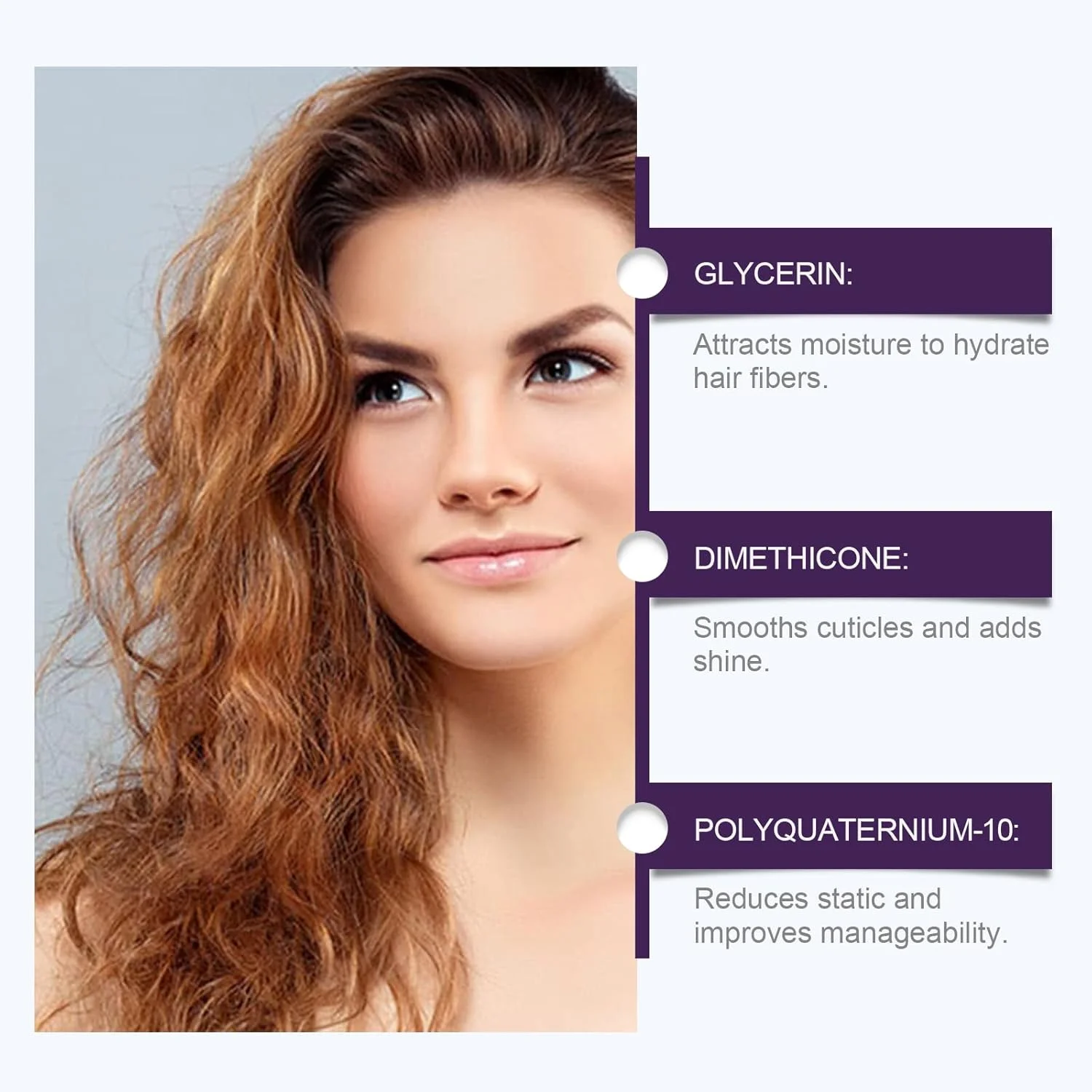 نرم کننده مو بدون نیاز به آبکشی Hoegoa، سرم آبرسان و باز کننده گره مو، ماسک مو برای موهای خشک و وز، صاف کننده بدون نیاز به آبکشی، محافظت از مو در برابر حرارت تا 230 درجه سانتیگراد، 100 میلی لیتر نرم کننده مو بدون نیاز به آبکشی Hoegoa، سرم آبرسان و باز کننده گره مو، ماسک مو برای موهای خشک و وز، صاف کننده بدون نیاز به آبکشی، محافظت از مو در برابر حرارت تا 230 درجه سانتیگراد، 100 میلی لیتر