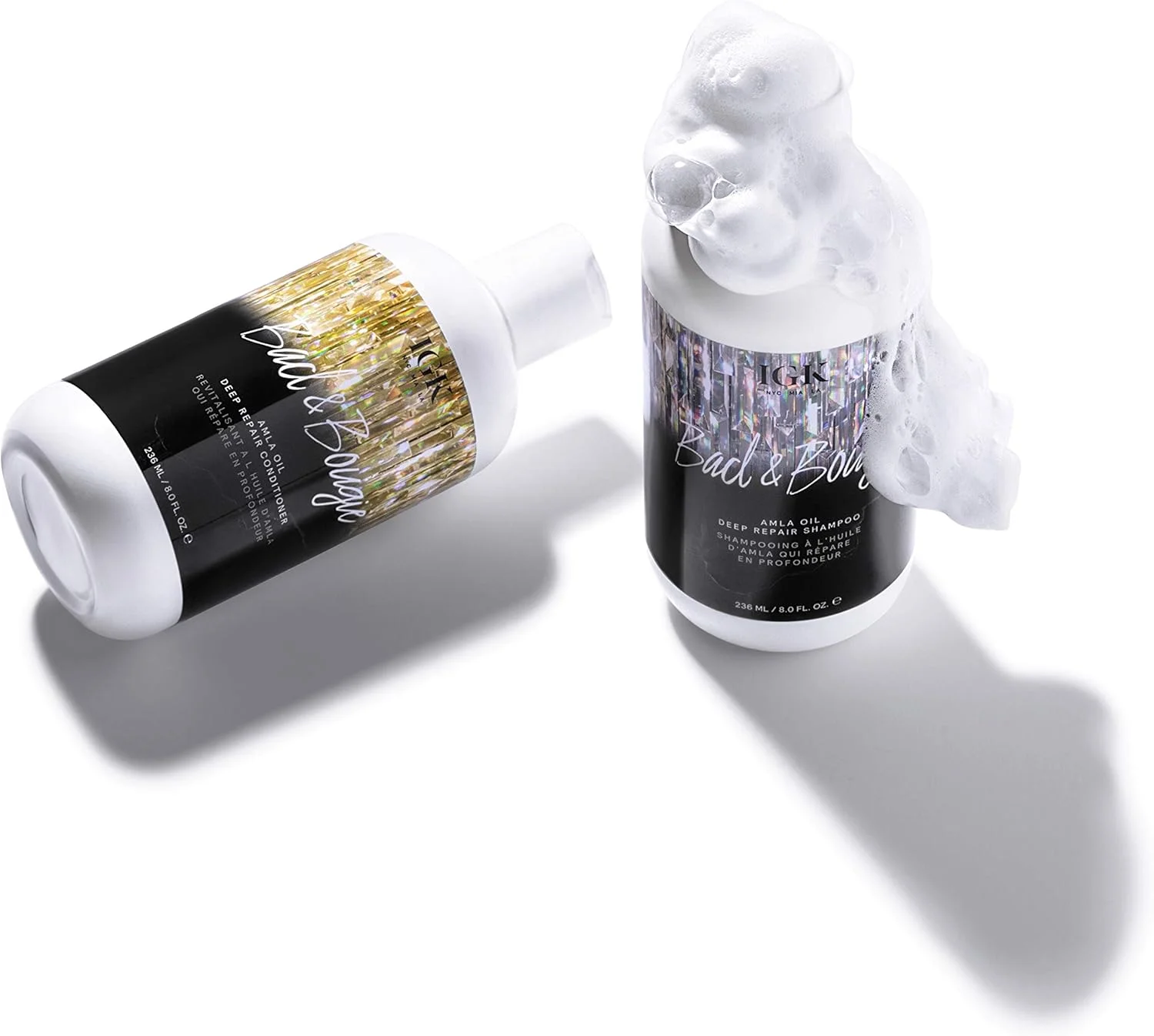 نرم کننده ترمیم کننده عمیق مو روغن آملا آی جی کی مدل بد بوجی حجم 1 لیتر