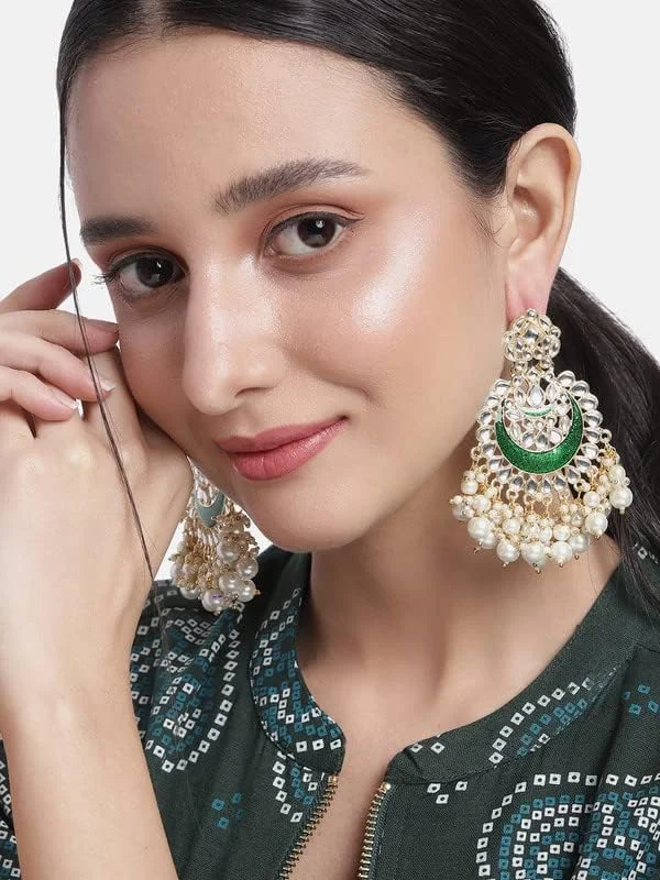 گوشواره های مجلسی عروسی قومی اهلی، جواهرات سنتی هندی برای زنان گوشواره های مجلسی عروسی قومی اهلی، جواهرات سنتی هندی برای زنان