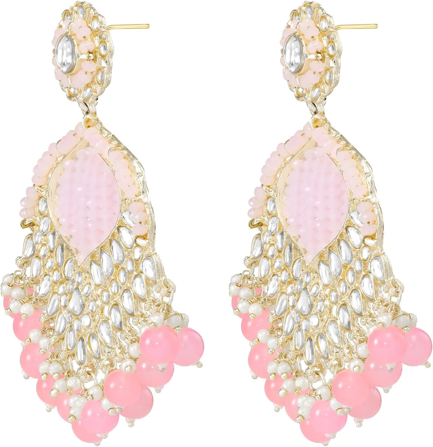 گوشواره آویز مجلسی زنانه طرح کندن و منجوق سبز رنگ با روکش طلایی گوشواره آویز مجلسی زنانه طرح کندن و منجوق سبز رنگ با روکش طلایی