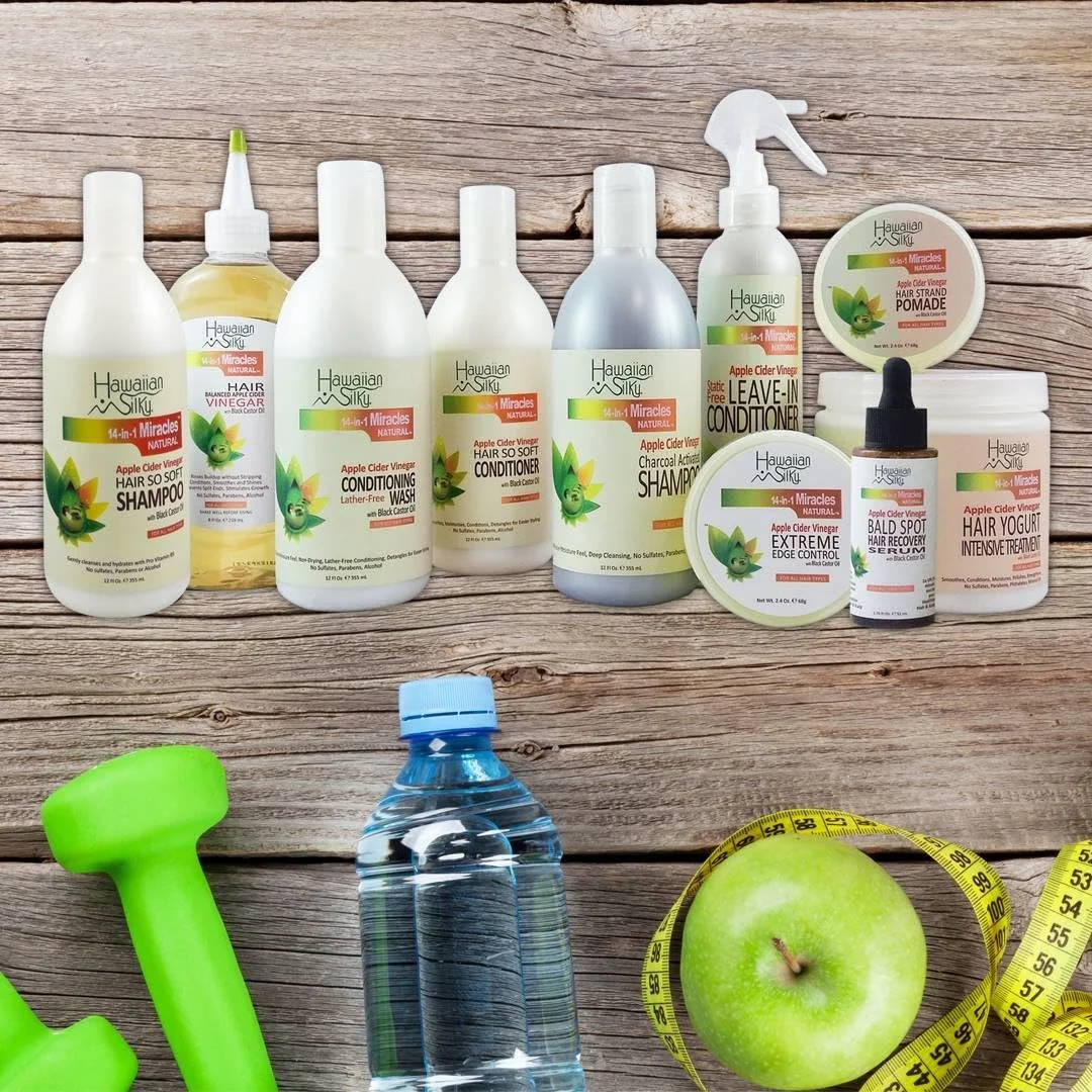 نرم کننده مو سرکه سیب هاوایی سیلکی با روغن کرچک سیاه، 355 میلی لیتر