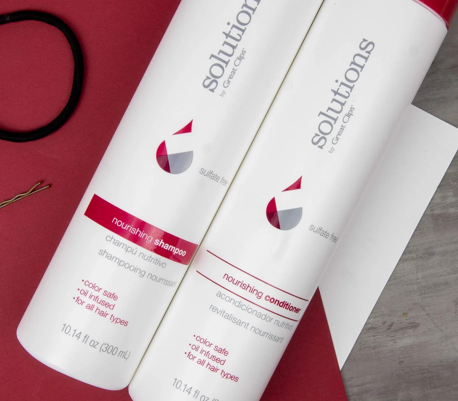 نرم کننده مغذی مو گریت کلیپس سلوشنز 295 میلی لیتر | حاوی روغن آرگان | فاقد سولفات و پارابن | آبرسان و ترمیم کننده | مناسب برای موهای رنگ شده