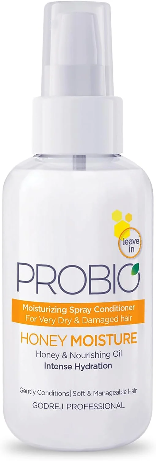 اسپری نرم کننده مو گودرج پروفشنال پروبیو عسل (100 میلی لیتر) | به نرمی و آبرسانی موهای خشک و آسیب دیده کمک می کند | حاوی عسل و روغن های مغذی اسپری نرم کننده مو گودرج پروفشنال پروبیو عسل (100 میلی لیتر) | به نرمی و آبرسانی موهای خشک و آسیب دیده کمک می کند | حاوی عسل و روغن های مغذی