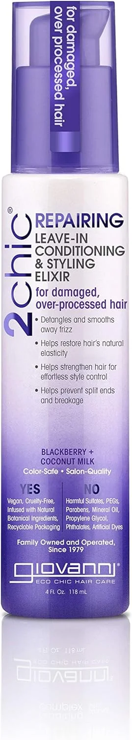 اکسیر حالت دهنده و ترمیم کننده موی سر جووانی 2 چیک، حجم 118 میلی لیتر