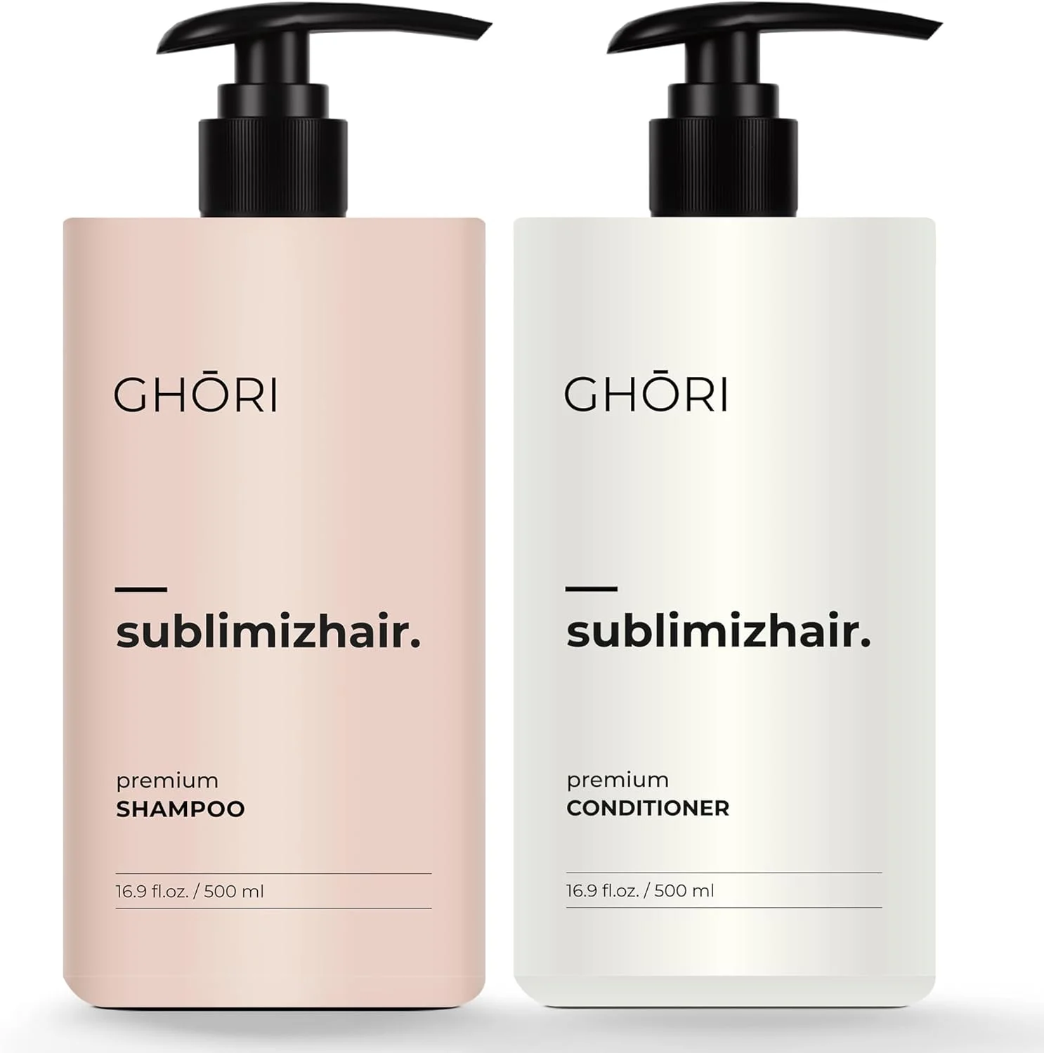 شامپو و نرم کننده گیاهی ممتاز Sublimizhair Ghori برای موهای ابریشمی و صاف | باز کننده گره، تقویت کننده تارهای آسیب دیده | آبرسانی عمیق و کنترل وز، نرم کننده مغذی | بدون سولفات، 500 میلی لیتر شامپو و نرم کننده گیاهی ممتاز Sublimizhair Ghori برای موهای ابریشمی و صاف | باز کننده گره، تقویت کننده تارهای آسیب دیده | آبرسانی عمیق و کنترل وز، نرم کننده مغذی | بدون سولفات، 500 میلی لیتر