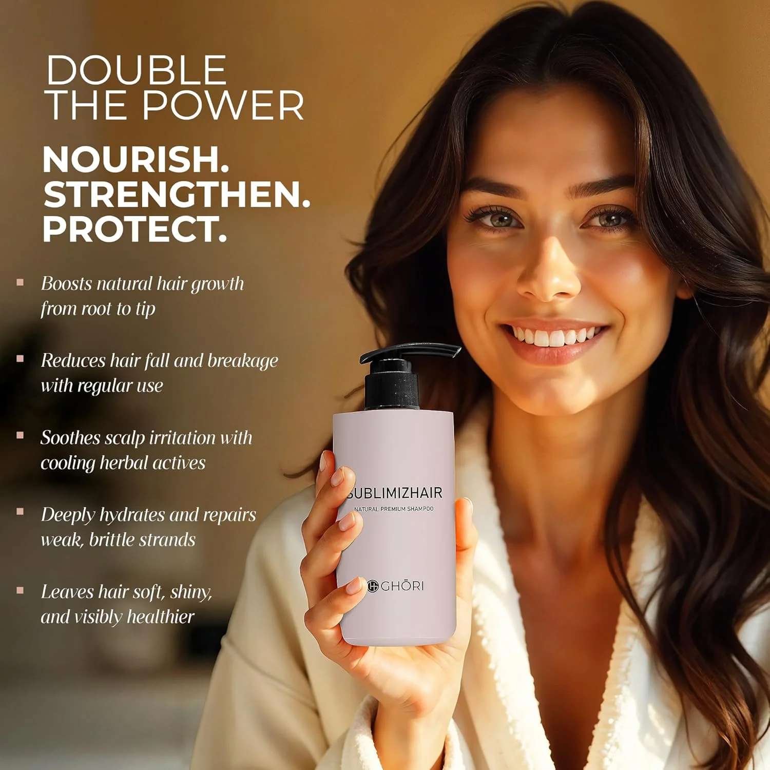 شامپو و نرم کننده گیاهی ممتاز Sublimizhair Ghori برای موهای ابریشمی و صاف | باز کننده گره، تقویت کننده تارهای آسیب دیده | آبرسانی عمیق و کنترل وز، نرم کننده مغذی | بدون سولفات، 500 میلی لیتر شامپو و نرم کننده گیاهی ممتاز Sublimizhair Ghori برای موهای ابریشمی و صاف | باز کننده گره، تقویت کننده تارهای آسیب دیده | آبرسانی عمیق و کنترل وز، نرم کننده مغذی | بدون سولفات، 500 میلی لیتر