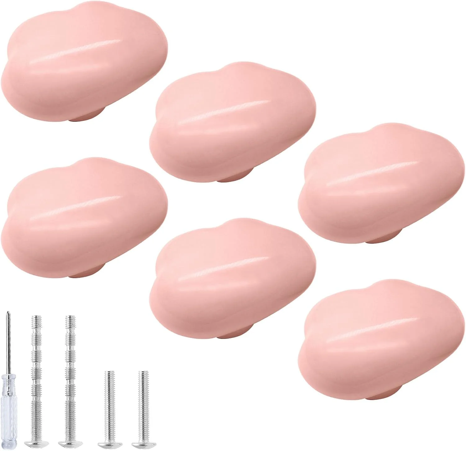 دستگیره کابینت سرامیکی Qjaiune، 6 عددی - دستگیره کشو صورتی، دستگیره کمد طرح ابر، دستگیره های زیبا برای کابینت آشپزخانه اتاق خواب کودکان دستگیره کابینت سرامیکی Qjaiune، 6 عددی - دستگیره کشو صورتی، دستگیره کمد طرح ابر، دستگیره های زیبا برای کابینت آشپزخانه اتاق خواب کودکان