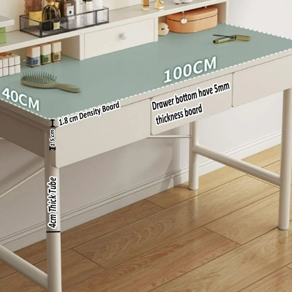 میز آرایش NKX با آینه تاشو و کشو میز آرایش NKX با آینه تاشو و کشو