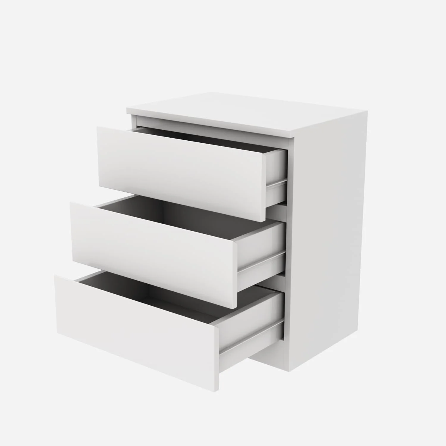 کشو چوبی مدرن RIGID با 3 کشو | کابینت اداری با فضای ذخیره سازی بزرگ و صفحه MDF | کشو برای اتاق نشیمن، راهرو، دفتر کار خانگی (سفید، 75 ارتفاع x 69 عرض x 45 عمق سانتی متر) کشو چوبی مدرن RIGID با 3 کشو | کابینت اداری با فضای ذخیره سازی بزرگ و صفحه MDF | کشو برای اتاق نشیمن، راهرو، دفتر کار خانگی (سفید، 75 ارتفاع x 69 عرض x 45 عمق سانتی متر)