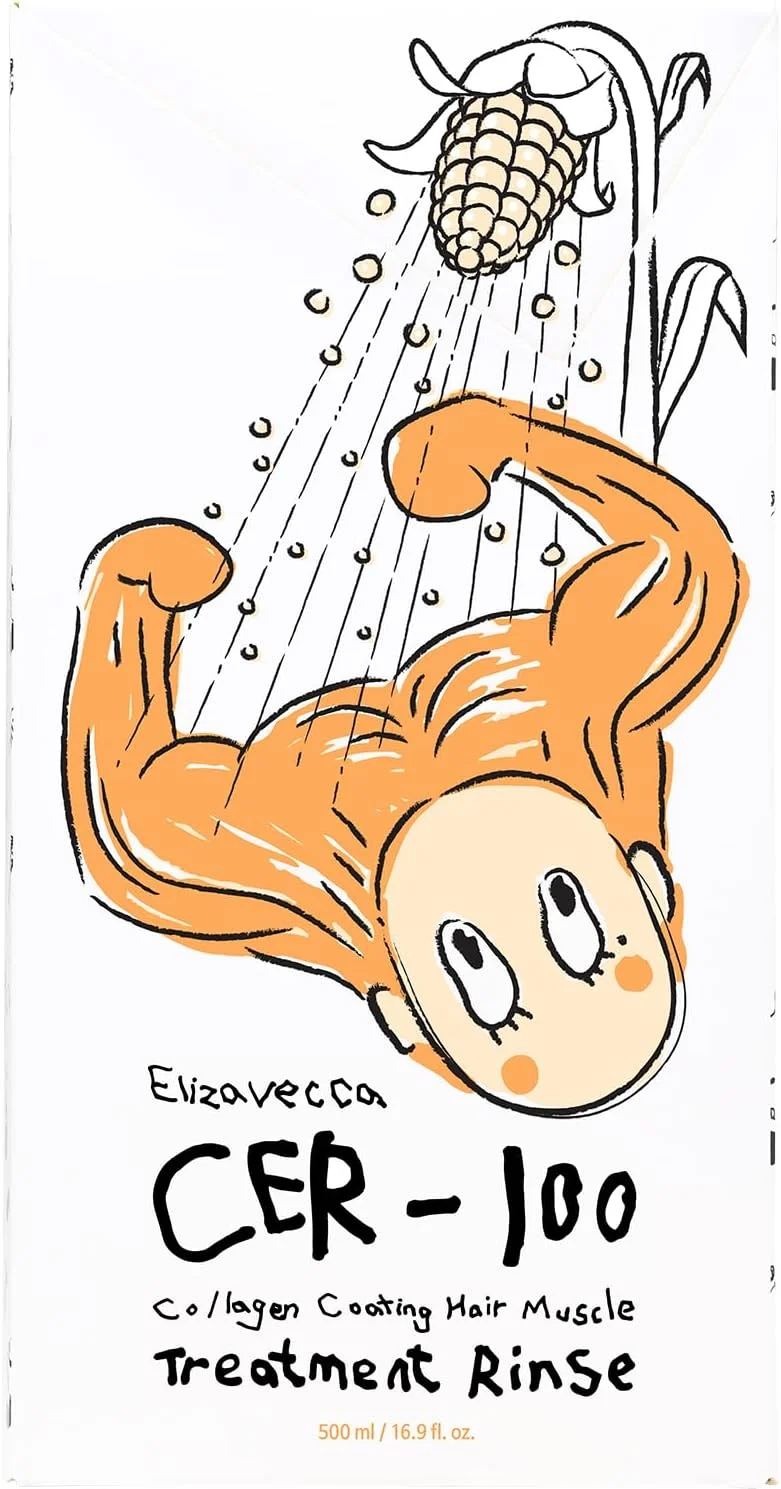 الیزاوکا CER-100 درمان عضلانی مو با پوشش کلاژن 500ml/16.9 fl.oz. - درمان مو/نرم کننده مو/درمان مو برای موهای خشک/برای موهای آسیب دیده/K-Beauty