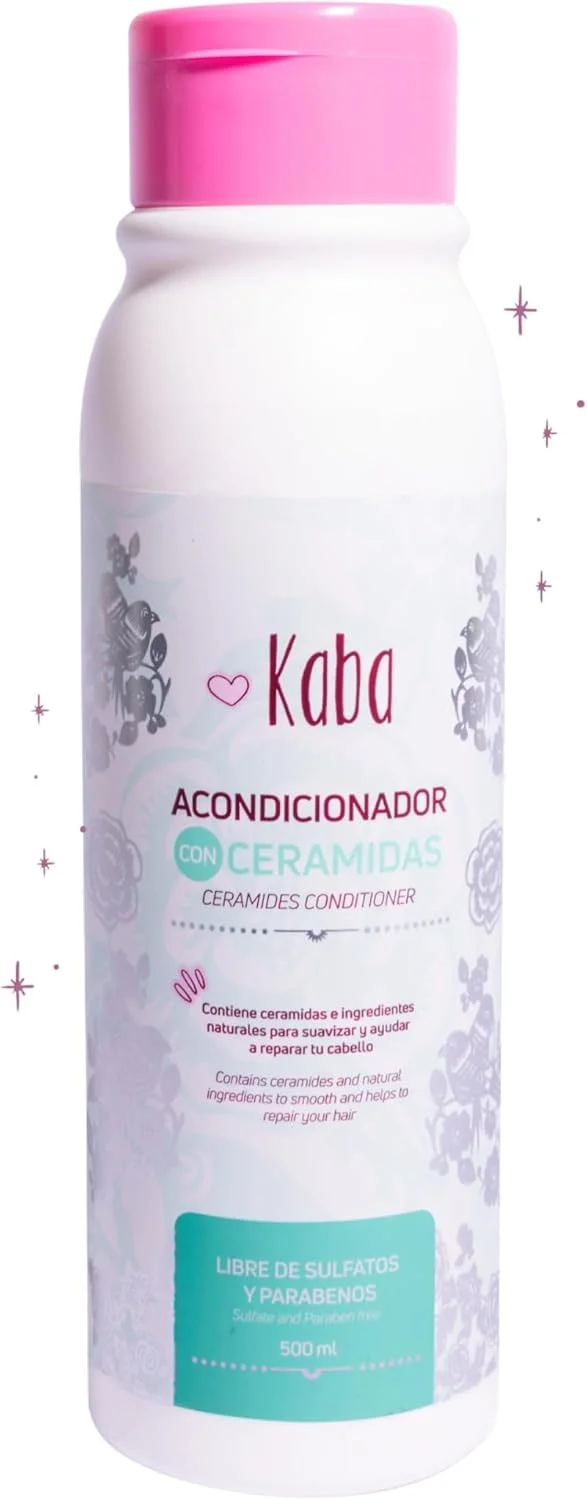 نرم کننده مو سرامید کابا D'Luchi مخصوص بانوان | نرم کننده برای موهای خشک، آسیب دیده و کم آب | ترمیم کننده موخوره | کنترل وز مو | 500 میلی لیتر